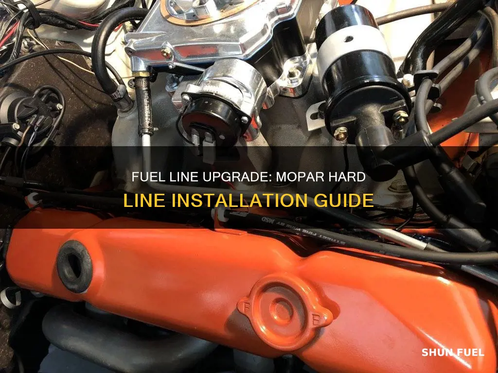 how to run new hard fuel line mopar