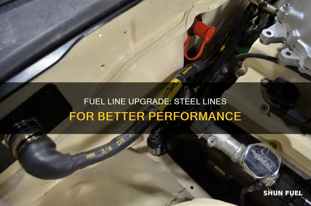 how to run new steel fuel lines