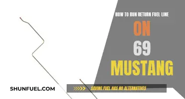 Return Fuel Line Installation Guide for '69 Mustang