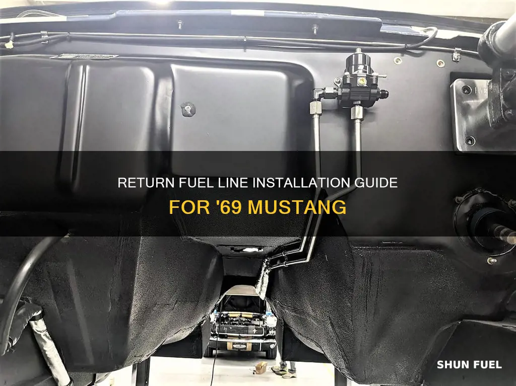 how to run return fuel line on 69 mustang