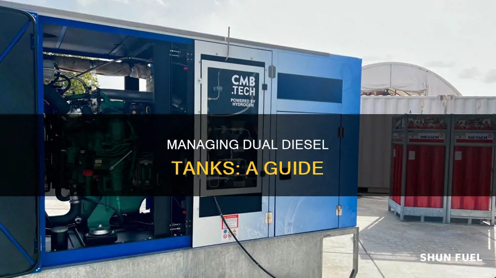 how to run two tanks diesel fuel systems