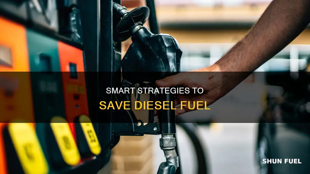 how to save diesel fuel