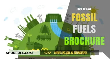 Save Fossil Fuels: Practical Tips for a Sustainable Future Brochure
