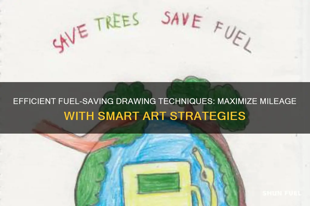 how to save fuel drawing