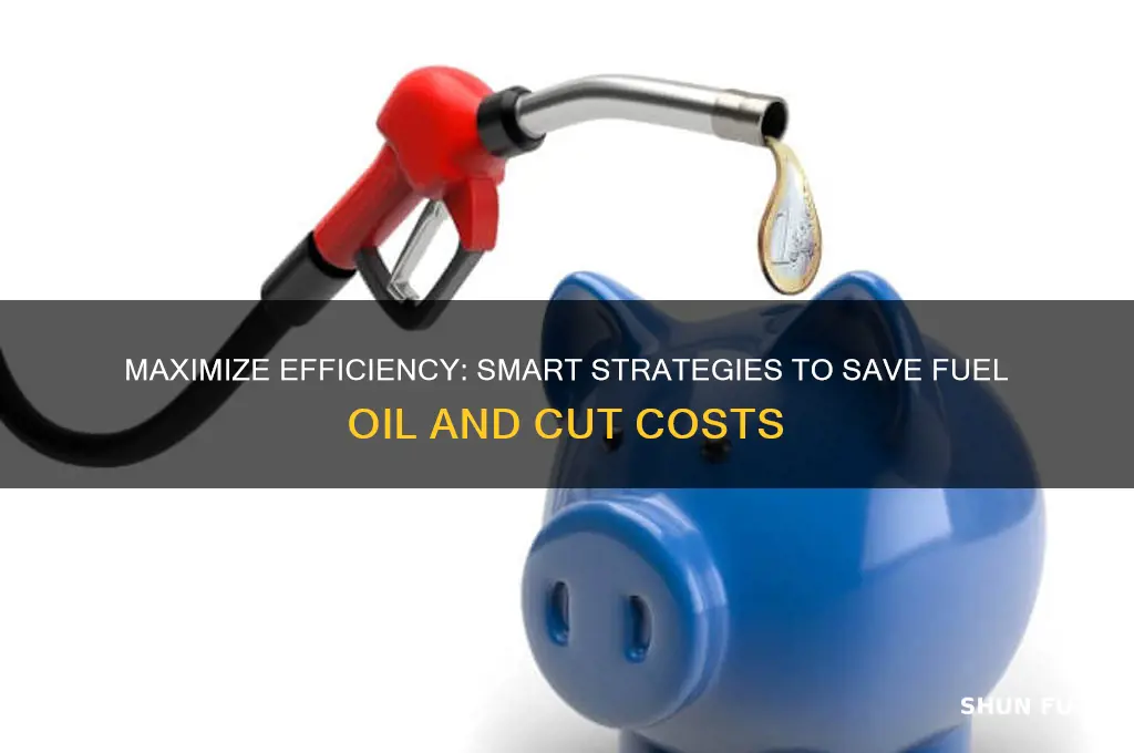 how to save fuel oil