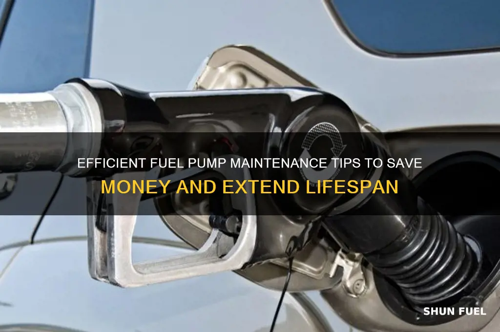 how to save fuel pump