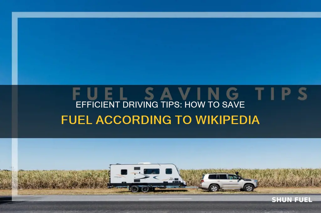 how to save fuel wikipedia