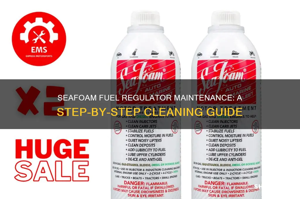 how to seafoam fuel regulator