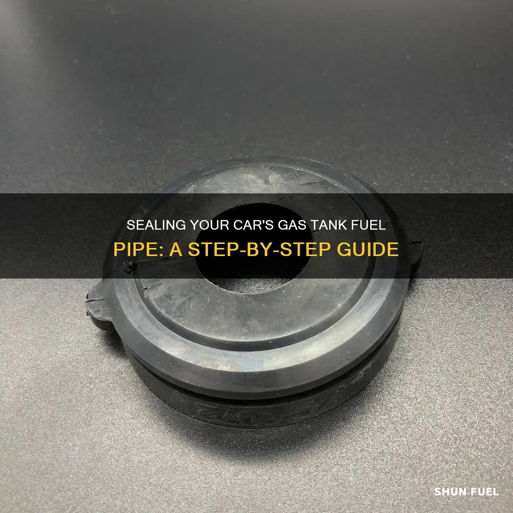 how to seal a car gas tank fuel pipe