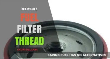 Securing Fuel Filter Threads: The Right Way