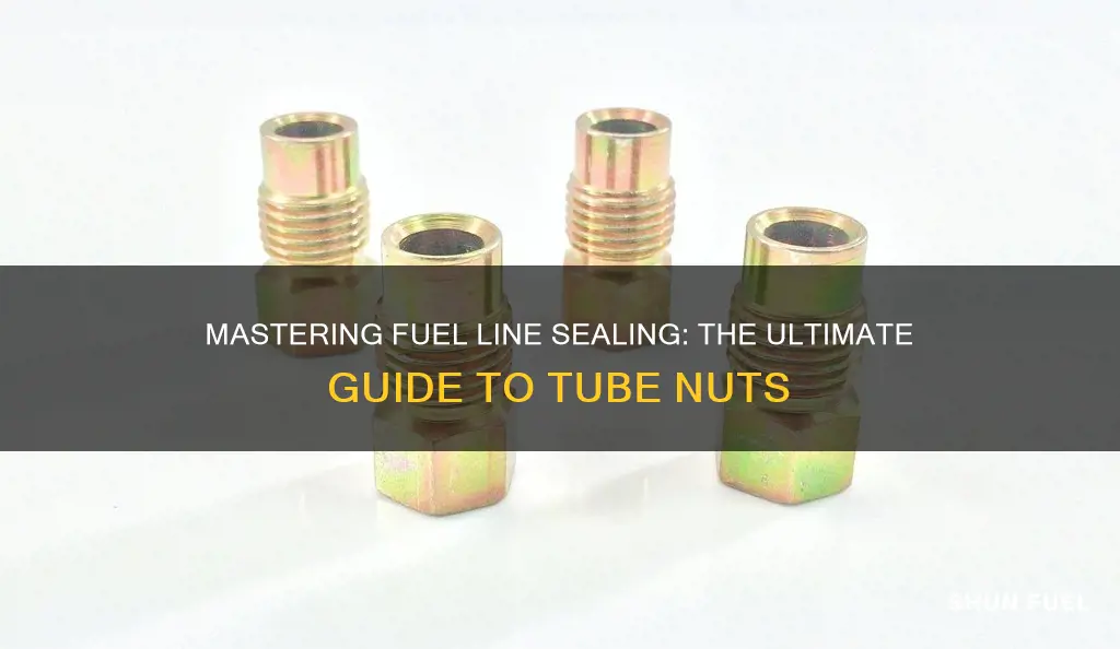 how to seal a fuel line with a tube nut