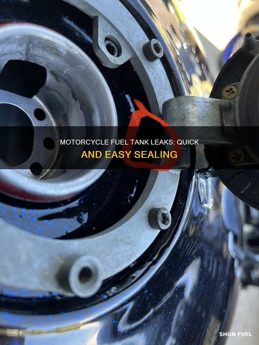 how to seal a leaking motorcycle fuel tank