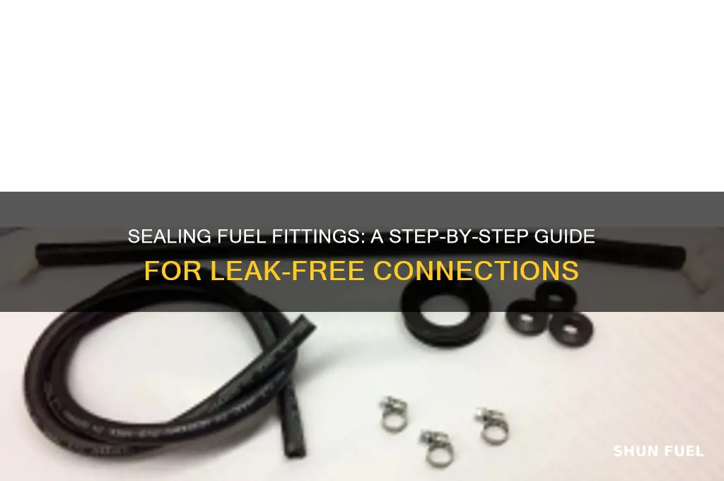 how to seal fuel fittings
