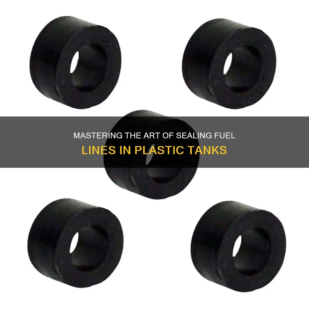 how to seal fuel line in plastic tank