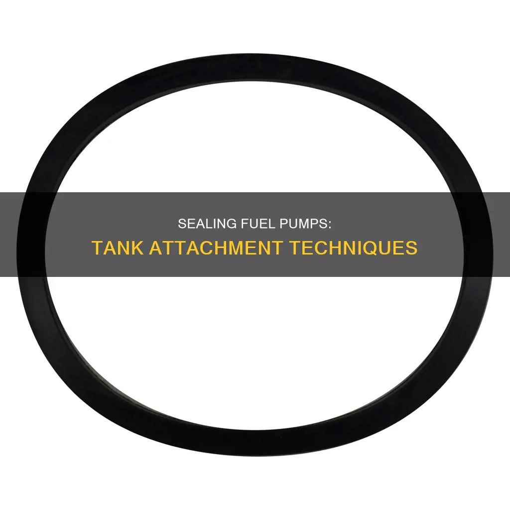 how to seal fuel pump to tank