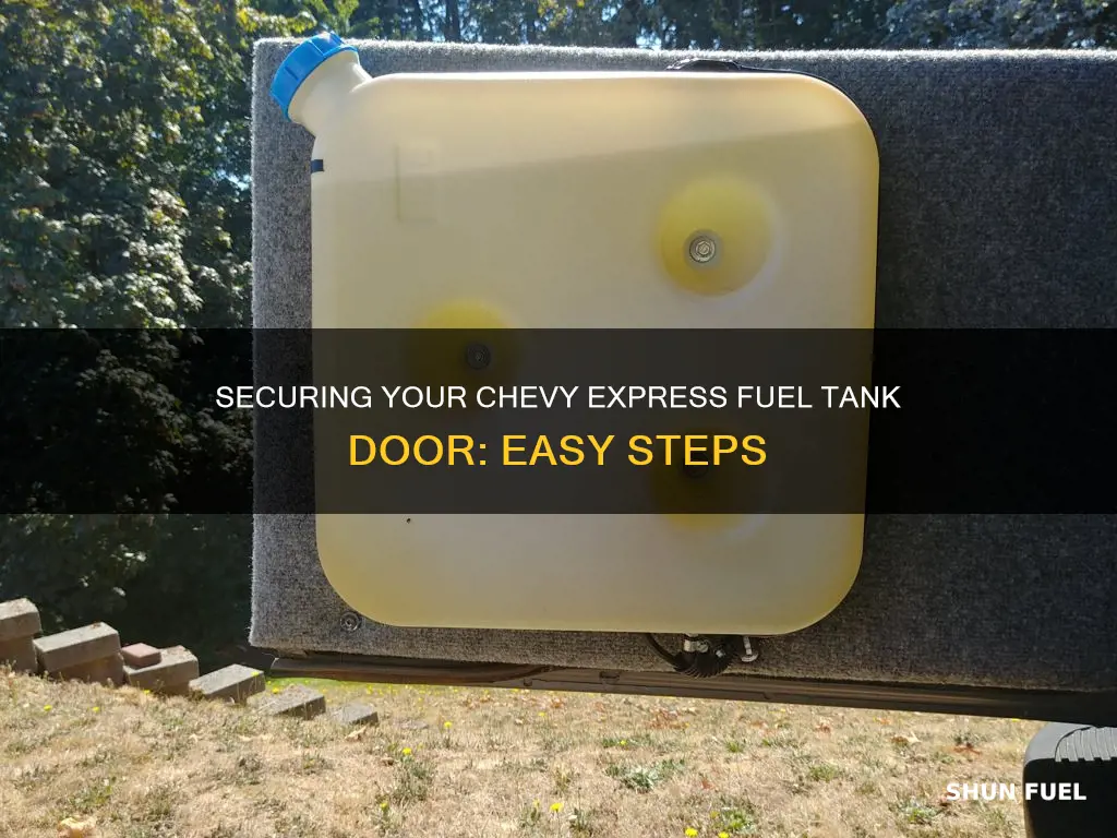 how to secure a fuel tank door chevy express