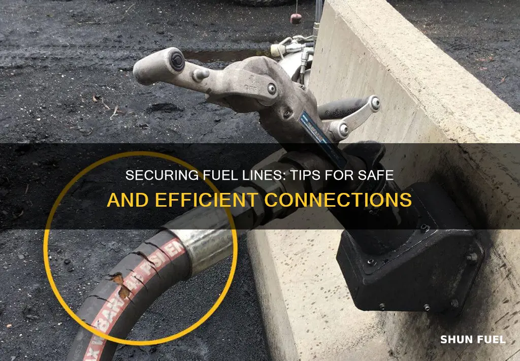 how to secure fuel lines