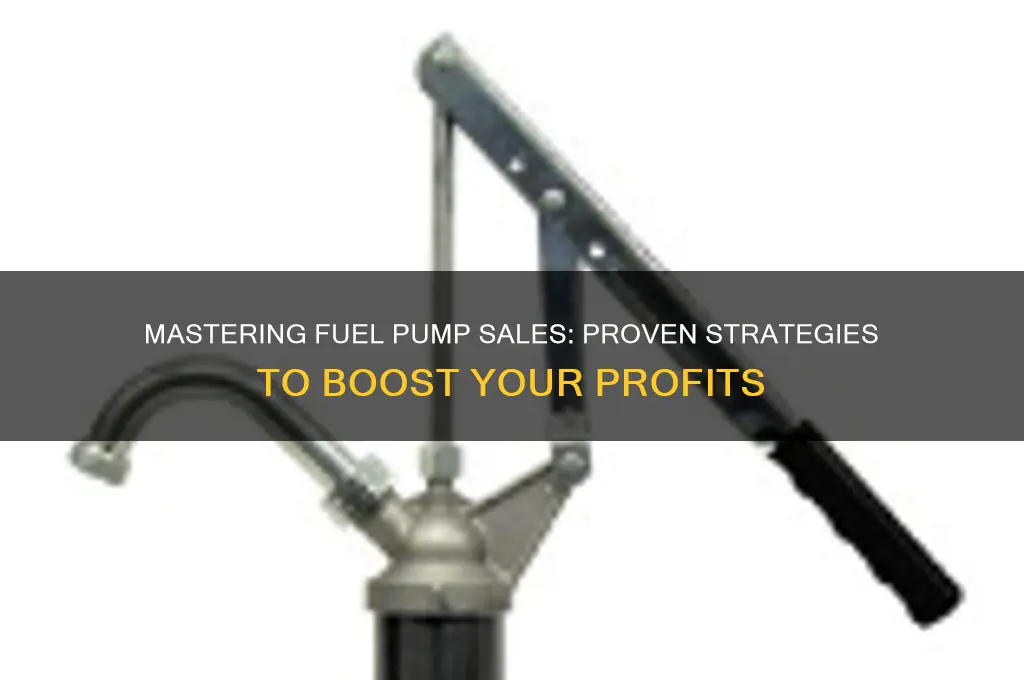 how to sell fuel pump