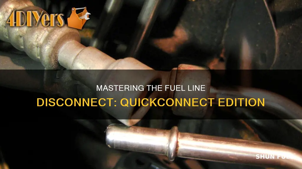 how to separate fuel line from plastic quickconnect