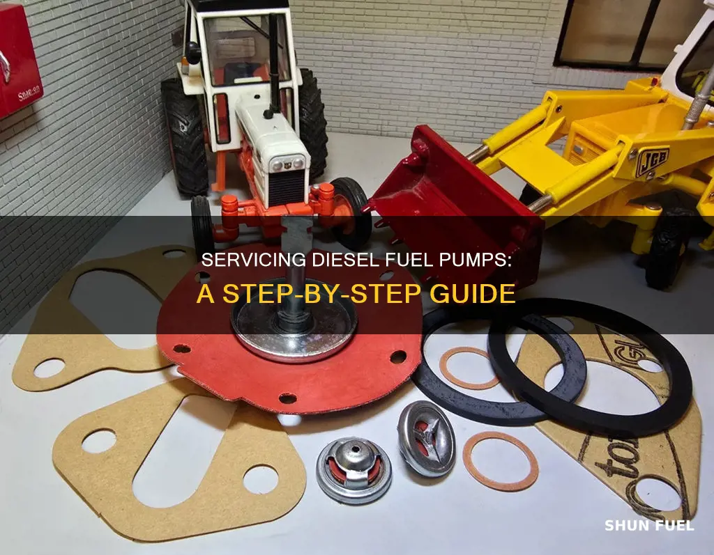 how to service diesel fuel pump