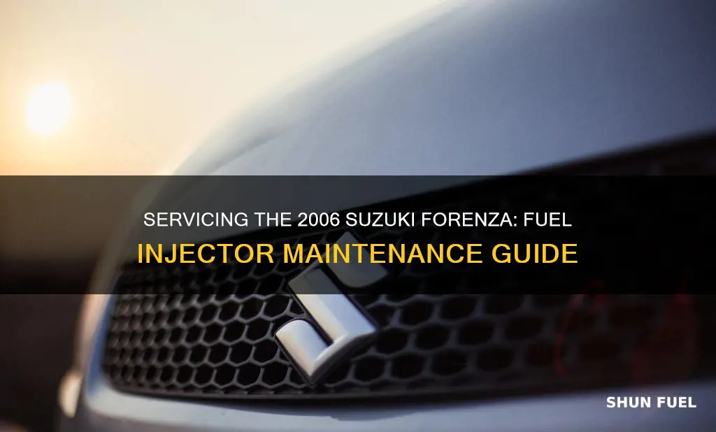 how to service fuel injectors on 2006 suzuki forenza