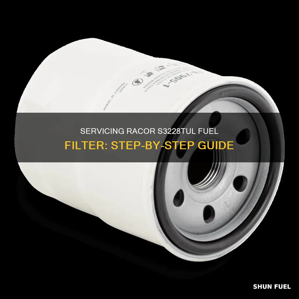 how to service the racor s3228tul fuel filter