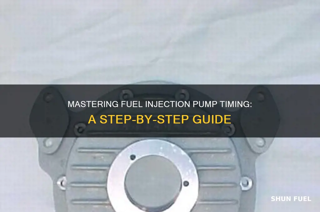 how to set fuel injection pump timing