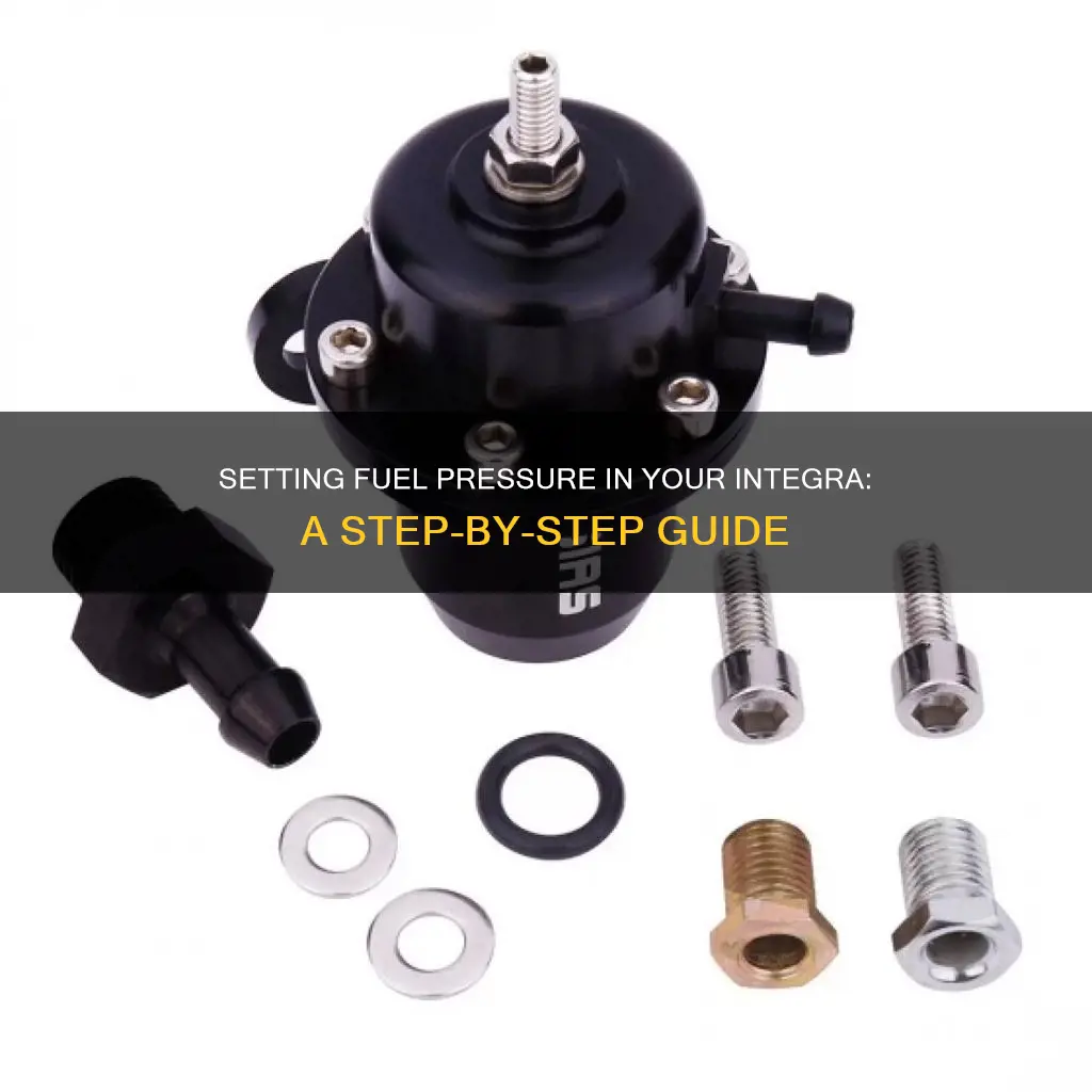 how to set fuel pressure integra