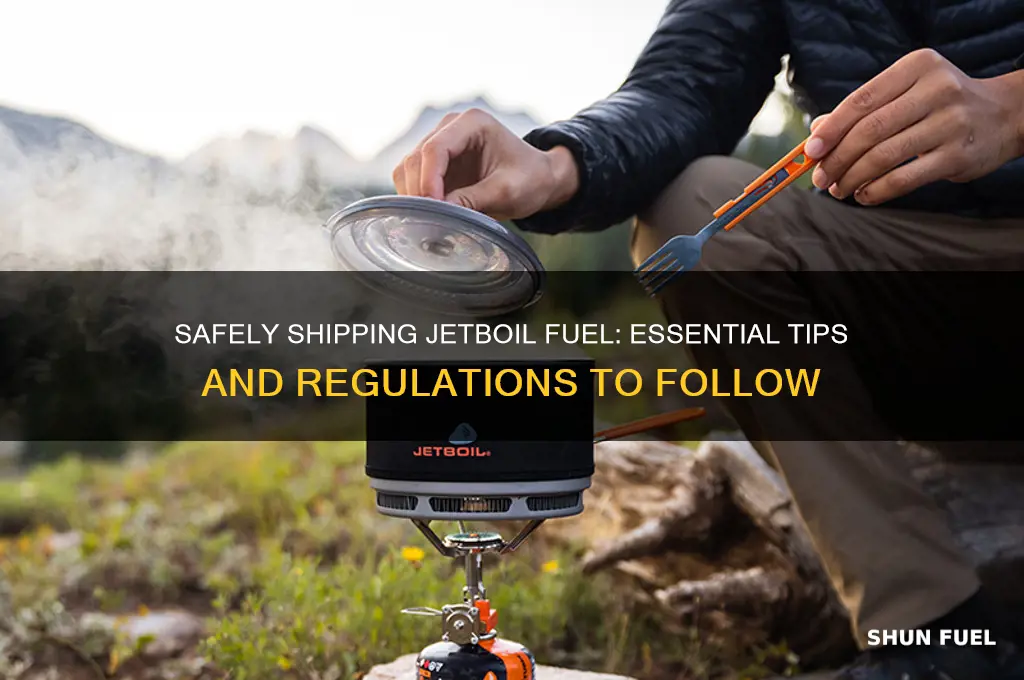how to ship jetboil fuel