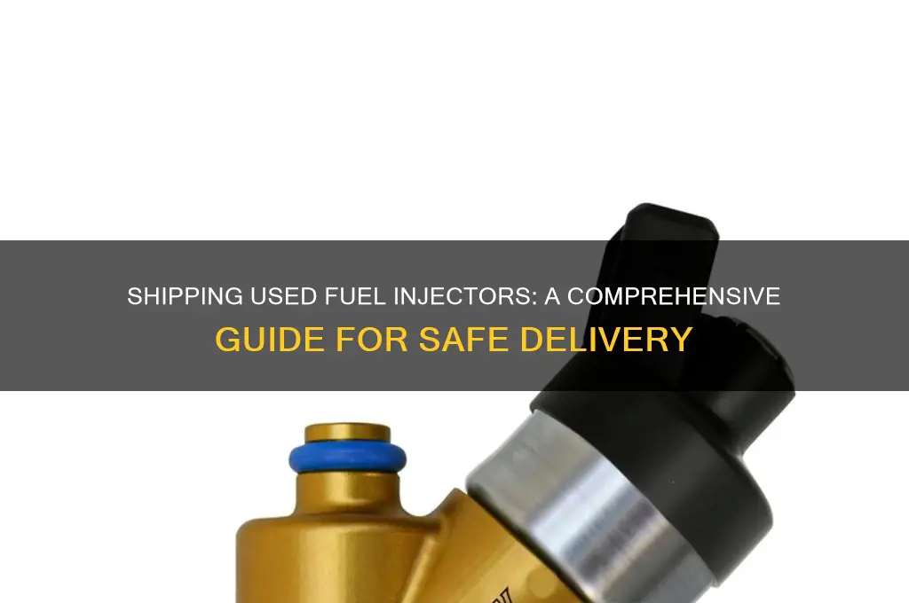 how to ship used fuel injectors