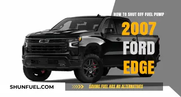 Shutting Off the Fuel Pump in a 2007 Ford Edge: A Step-by-Step Guide