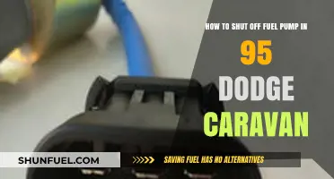 Shutting Off the Fuel Pump in a 1995 Dodge Caravan
