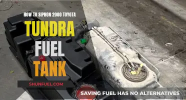 Draining a 2000 Toyota Tundra Fuel Tank: Step-by-Step Guide
