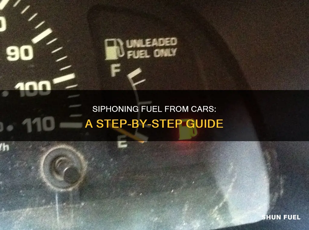 how to siphon fuel from a car