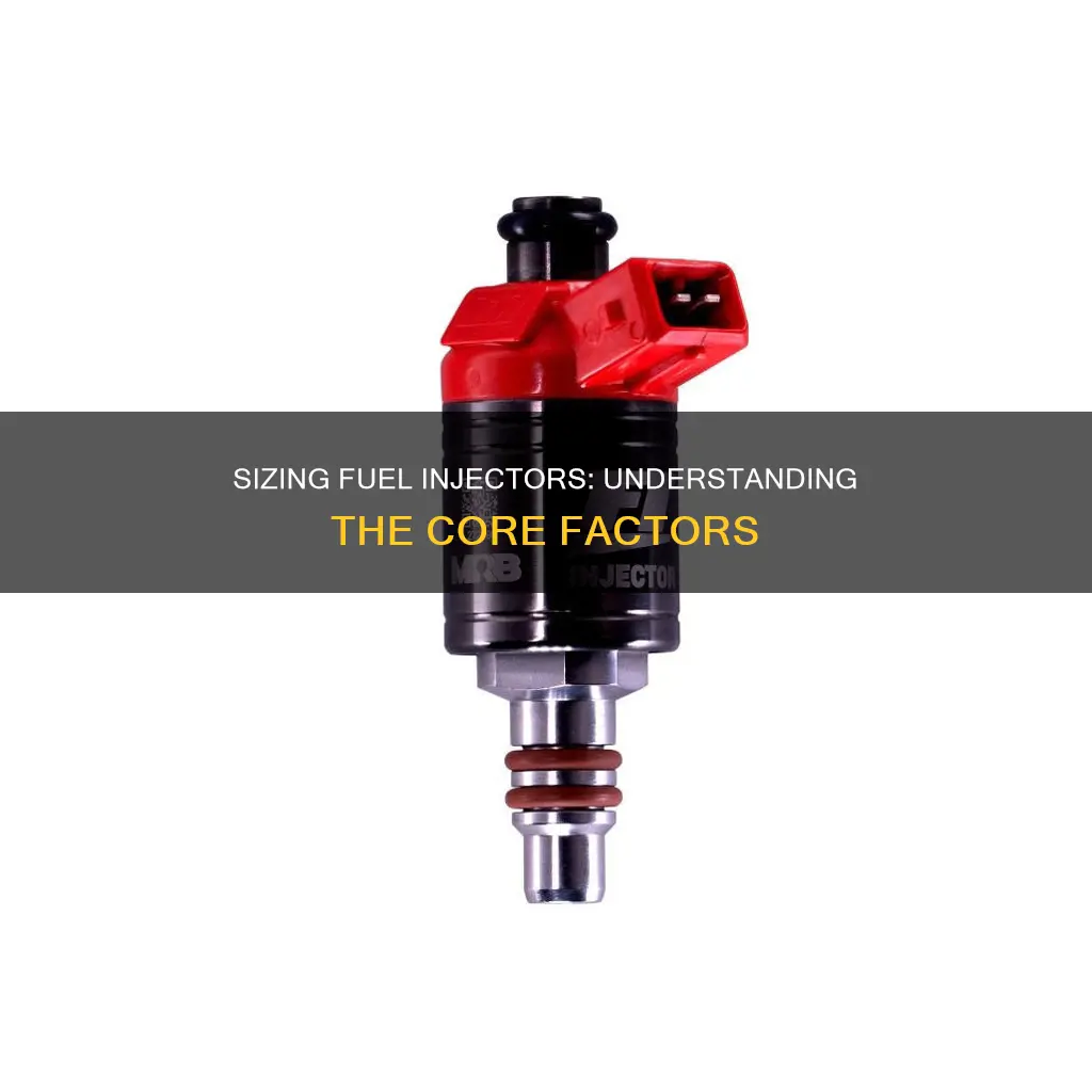 how to size fuel injectors