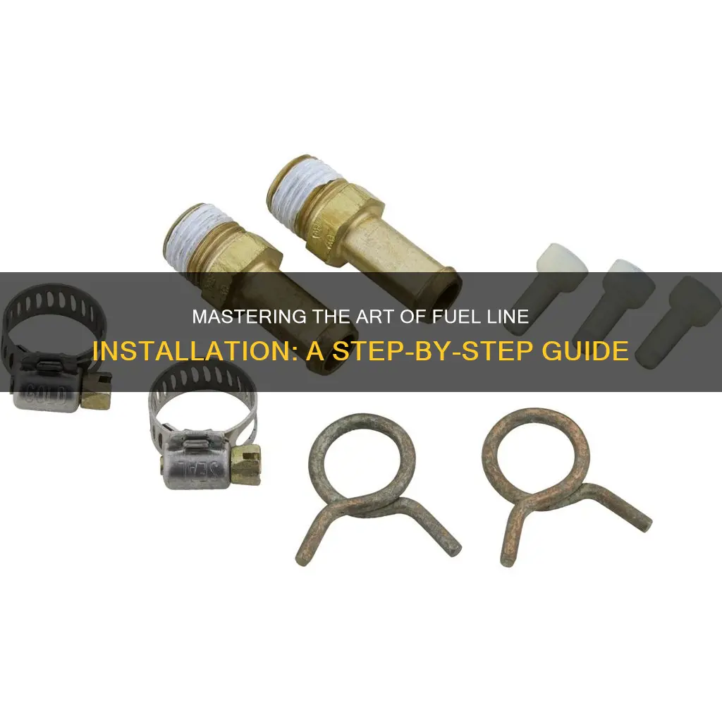 how to slip fuel line on fitting