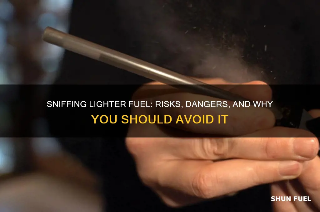 how to sniff lighter fuel