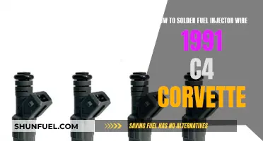 Soldering Fuel Injector Wires: A Guide for 1991 C4 Corvette Owners