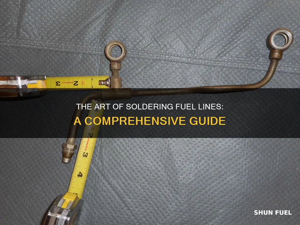 how to solder fuel line
