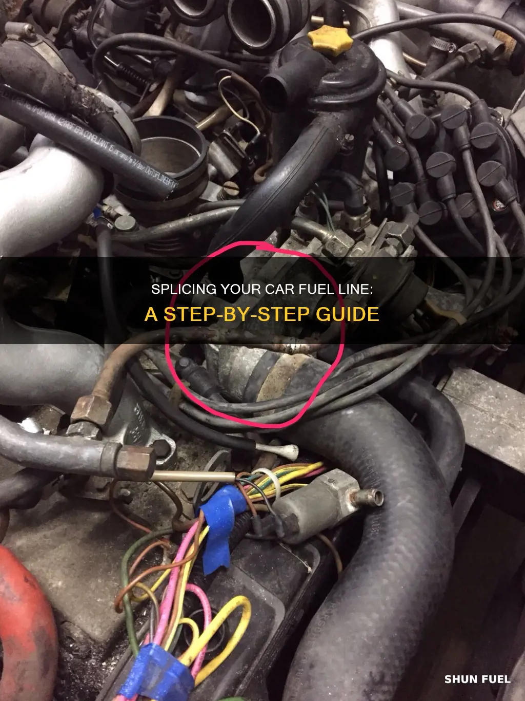 how to splice a car fuel line