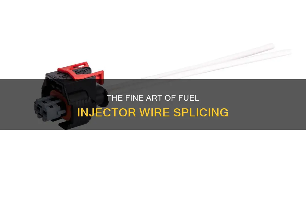 how to splice fuel injector wires