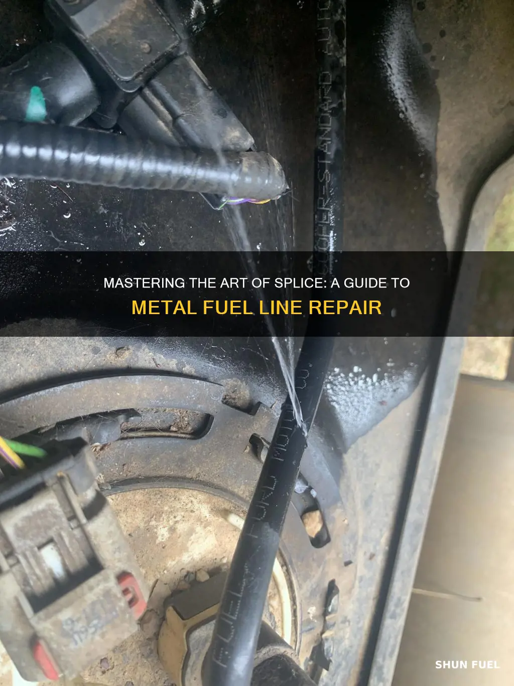 how to splice into a metal fuel line