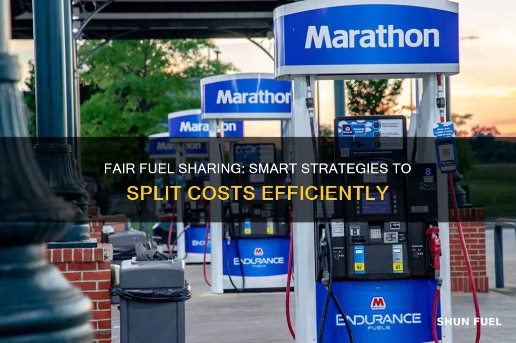 how to split fuel costs