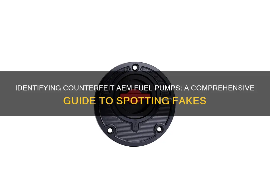 how to spot a fake aem fuel pump