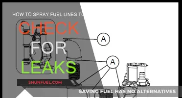 Spray Test: A Simple Way to Check Fuel Line Leaks