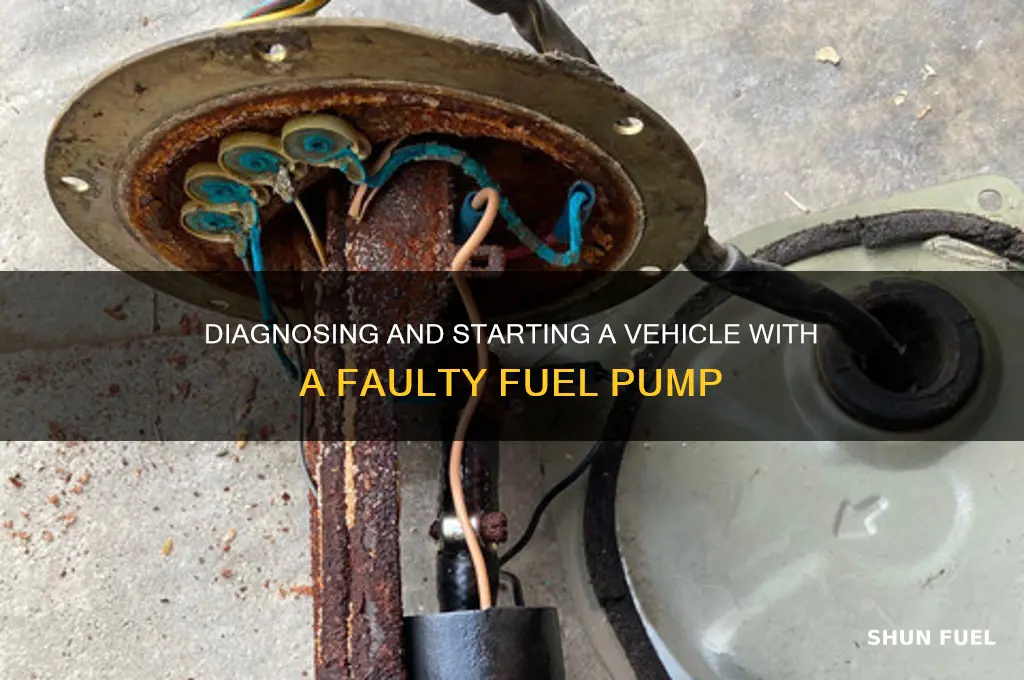 how to start a bad fuel pump