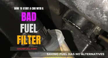 Fixing a Bad Fuel Filter: Getting Your Car Started