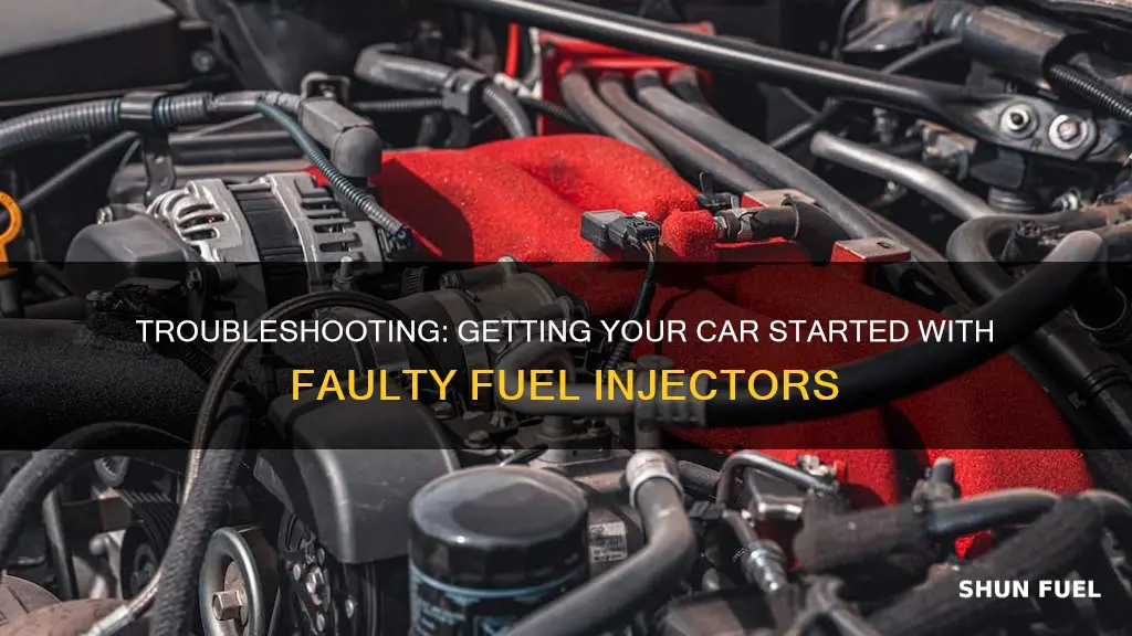 how to start a car with bad fuel injectors