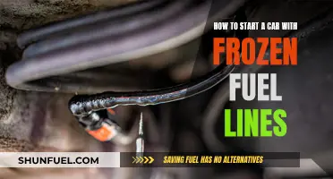 Thawing Frozen Fuel Lines: Getting Your Car Started