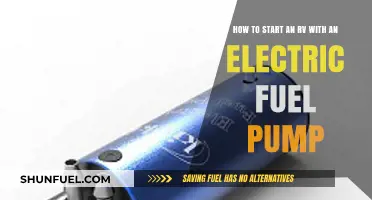 Starting Your RV: Electric Fuel Pump Activation Guide for Beginners